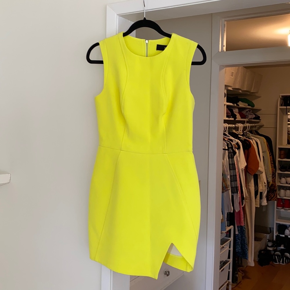 Nicolas Neon Yellow Dress